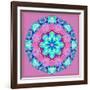 A Symmetric Floral Montage-Alaya Gadeh-Framed Photographic Print