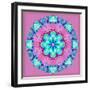 A Symmetric Floral Montage-Alaya Gadeh-Framed Photographic Print