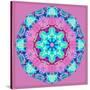 A Symmetric Floral Montage-Alaya Gadeh-Stretched Canvas