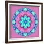 A Symmetric Floral Montage-Alaya Gadeh-Framed Photographic Print