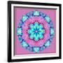 A Symmetric Floral Montage-Alaya Gadeh-Framed Photographic Print