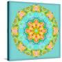 A Symmetric Floral Montage-Alaya Gadeh-Stretched Canvas