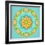 A Symmetric Floral Montage-Alaya Gadeh-Framed Photographic Print