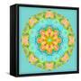 A Symmetric Floral Montage-Alaya Gadeh-Framed Stretched Canvas