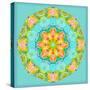 A Symmetric Floral Montage-Alaya Gadeh-Stretched Canvas