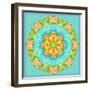 A Symmetric Floral Montage-Alaya Gadeh-Framed Photographic Print