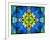 A Symmetric Ornament from Flower Photographs, Conceptual Layer Work-Alaya Gadeh-Framed Photographic Print