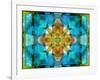 A Symmetric Ornament from Flower Photographs, Conceptual Layer Work-Alaya Gadeh-Framed Photographic Print