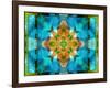 A Symmetric Ornament from Flower Photographs, Conceptual Layer Work-Alaya Gadeh-Framed Photographic Print