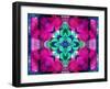 A Symmetric Ornament from Flower Photographs, Conceptual Layer Work-Alaya Gadeh-Framed Photographic Print