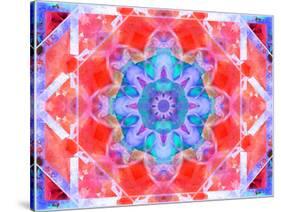 A Symmetric Ornament from Flower Photographs, Conceptual Layer Work-Alaya Gadeh-Stretched Canvas