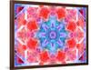 A Symmetric Ornament from Flower Photographs, Conceptual Layer Work-Alaya Gadeh-Framed Photographic Print