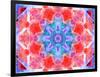 A Symmetric Ornament from Flower Photographs, Conceptual Layer Work-Alaya Gadeh-Framed Photographic Print