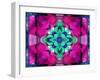 A Symmetric Ornament from Flower Photographs, Conceptual Layer Work-Alaya Gadeh-Framed Premium Photographic Print