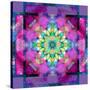 A Symmetric Ornament from Flower Photographs, Conceptual Layer Work-Alaya Gadeh-Stretched Canvas