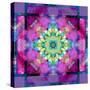 A Symmetric Ornament from Flower Photographs, Conceptual Layer Work-Alaya Gadeh-Stretched Canvas