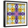 A Symmetric Ornament from Flowers, Photograph, Layer Work-Alaya Gadeh-Framed Photographic Print