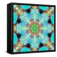 A Symmetric Ornament from Flowers, Photograph, Layer Work-Alaya Gadeh-Framed Stretched Canvas