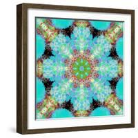 A Symmetric Ornament from Flowers, Photograph, Layer Work-Alaya Gadeh-Framed Photographic Print