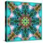 A Symmetric Ornament from Flowers, Photograph, Layer Work-Alaya Gadeh-Stretched Canvas