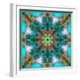 A Symmetric Ornament from Flowers, Photograph, Layer Work-Alaya Gadeh-Framed Photographic Print