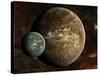 A System of Extraterrestrial Planets and their Moons-Stocktrek Images-Stretched Canvas