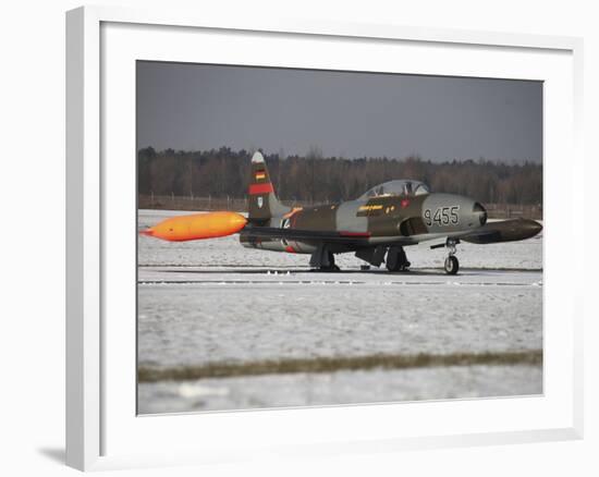 A T-33 Shooting Star Trainer Jet of the German Air Force-Stocktrek Images-Framed Photographic Print