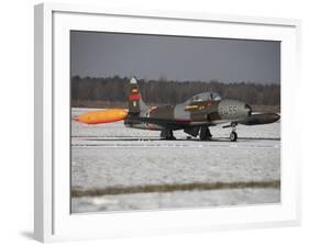 A T-33 Shooting Star Trainer Jet of the German Air Force-Stocktrek Images-Framed Photographic Print