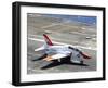 A T-45C Goshawk Lands on the Flight Deck of USS Ronald Reagan-null-Framed Photographic Print