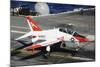 A T-45C Goshawk Lands on the Flight Deck of USS Theodore Roosevelt-null-Mounted Photographic Print