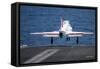 A T-45C Goshawk Launches from the Flight Deck of USS Harry S. Truman-null-Framed Stretched Canvas