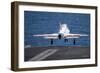 A T-45C Goshawk Launches from the Flight Deck of USS Harry S. Truman-null-Framed Photographic Print