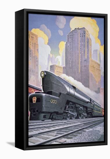 A T1 Locomotive, 1946-null-Framed Stretched Canvas