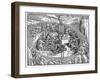 A Table Describing the Burning of Bishop Ridley and Father Latimer at Oxford-null-Framed Giclee Print