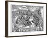 A Table Describing the Burning of Bishop Ridley and Father Latimer at Oxford-null-Framed Giclee Print