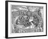 A Table Describing the Burning of Bishop Ridley and Father Latimer at Oxford-null-Framed Giclee Print