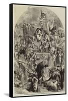 A Tableau of Shakespeare Characters-Sir John Gilbert-Framed Stretched Canvas