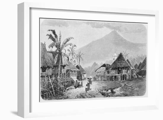 A Tagal Village-null-Framed Premium Giclee Print