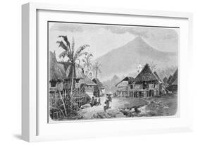 A Tagal Village-null-Framed Premium Giclee Print