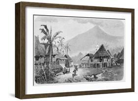 A Tagal Village-null-Framed Giclee Print