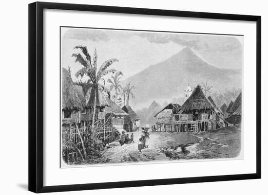 A Tagal Village-null-Framed Giclee Print
