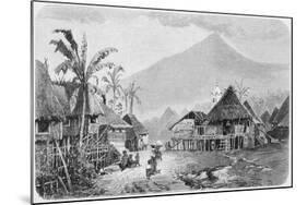 A Tagal Village-null-Mounted Giclee Print