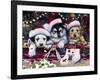 A Tail Wagging Christmas-Jenny Newland-Framed Giclee Print