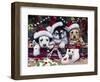 A Tail Wagging Christmas-Jenny Newland-Framed Giclee Print