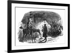 A Tale of Two Cities by Charles Dickens-George Cruikshank-Framed Giclee Print