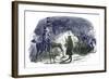 A Tale of Two Cities by Charles Dickens-George Cruikshank-Framed Giclee Print