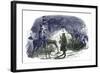 A Tale of Two Cities by Charles Dickens-George Cruikshank-Framed Giclee Print