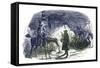 A Tale of Two Cities by Charles Dickens-George Cruikshank-Framed Stretched Canvas