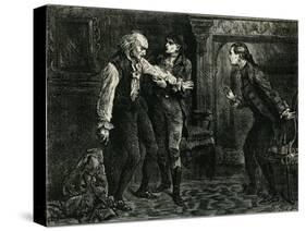 A Tale of Two Cities by Charles Dickens-Frederick Barnard-Stretched Canvas