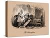 A Tale of Two Cities by Charles Dickens-Hablot Knight Browne-Stretched Canvas